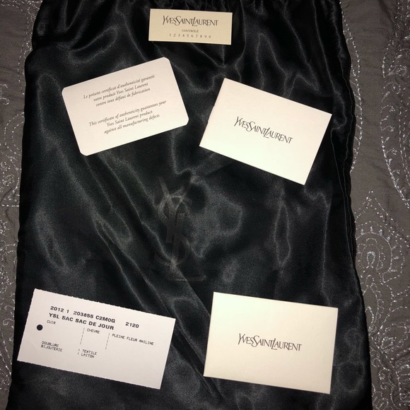 Royal Blue YSL Clutch - Picture 6 of 8